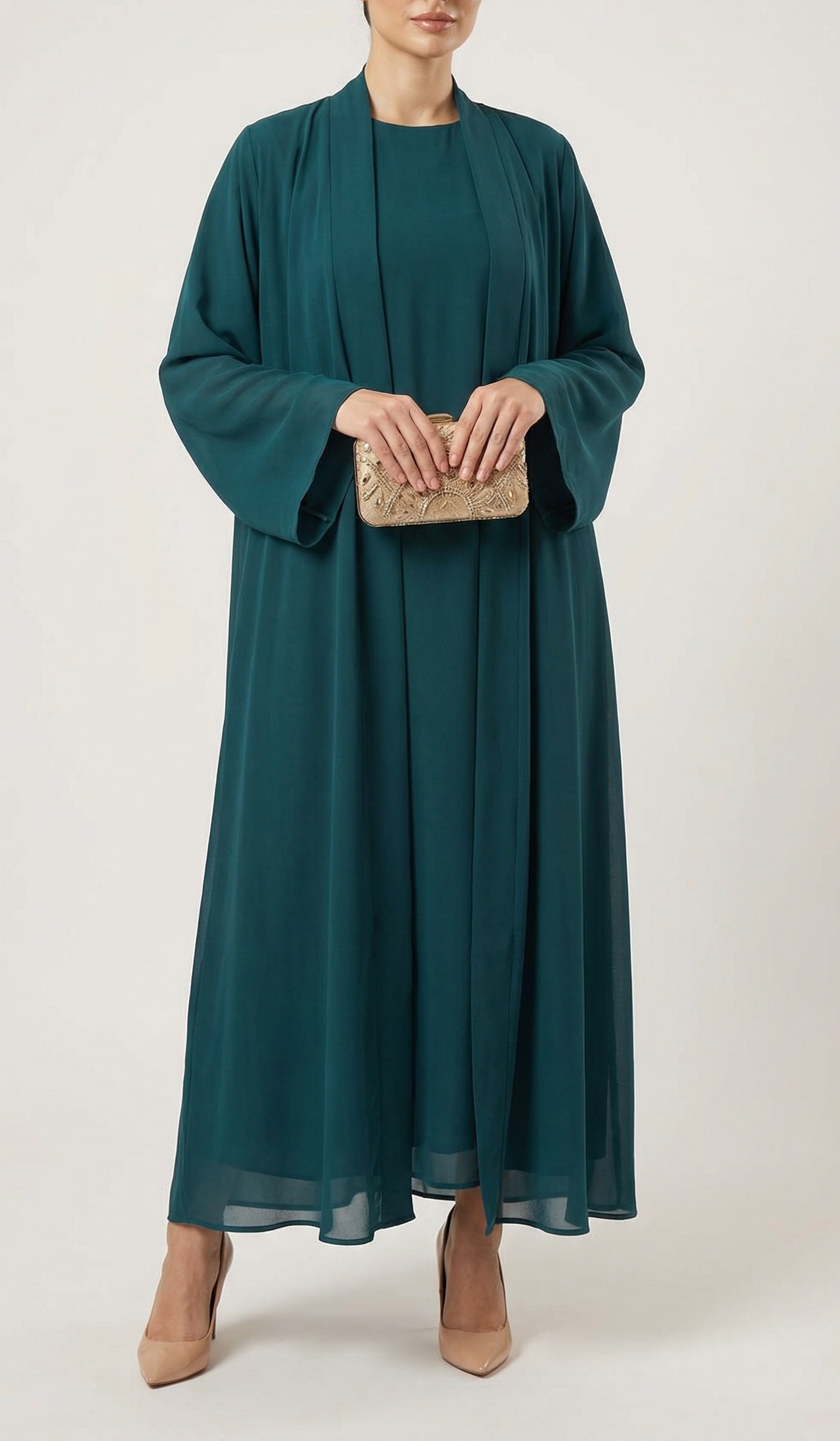 Teal Abaya