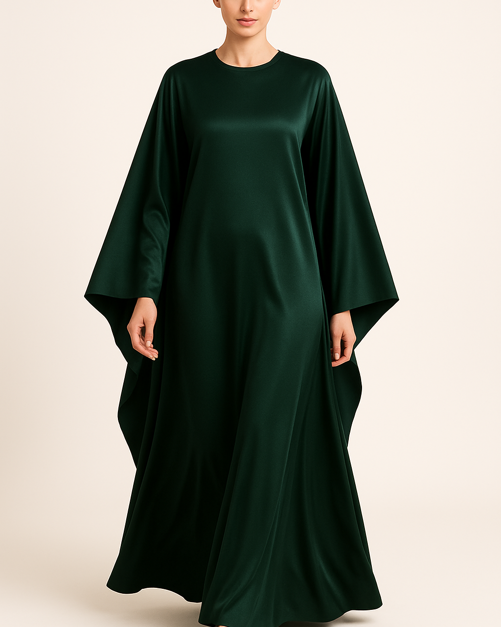 Forest Silk Luxe Kaftan
