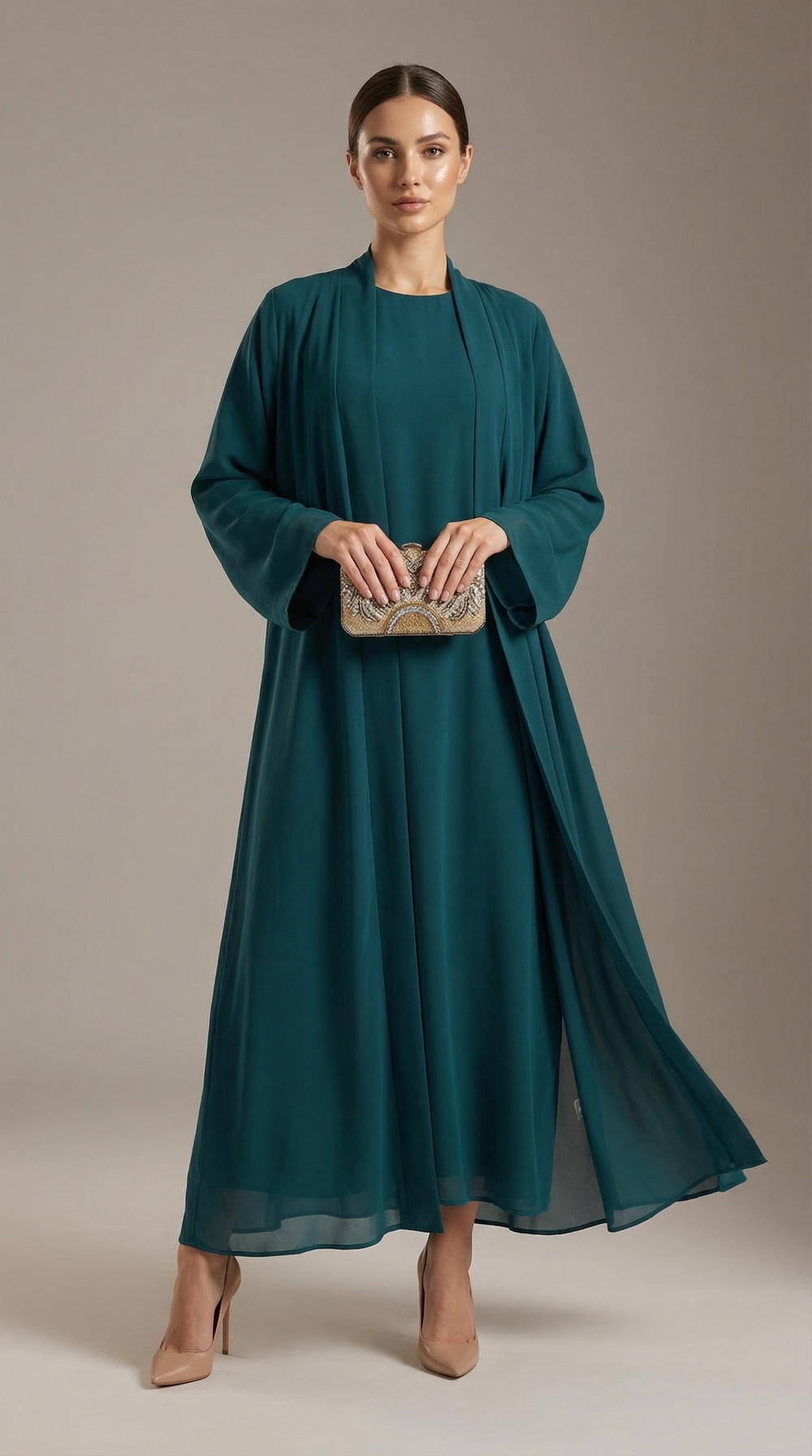 Teal Abaya