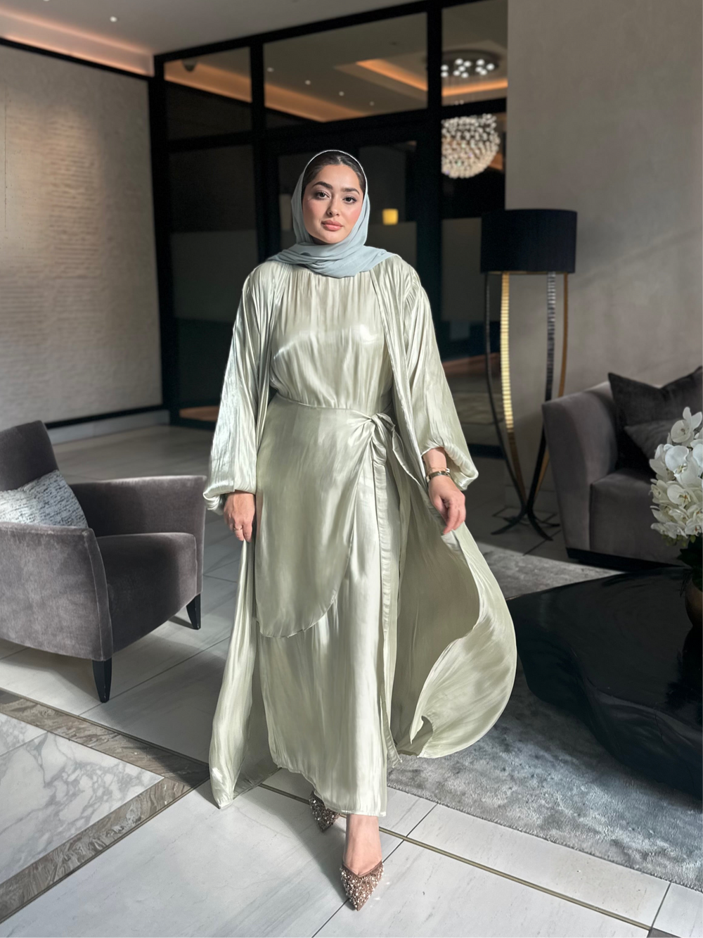 Inaarah Sage Abaya