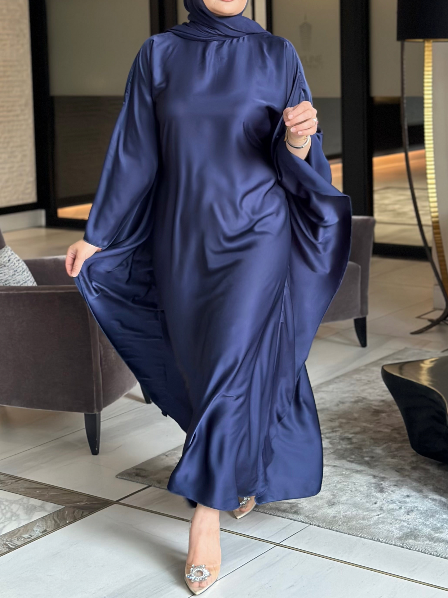 Azure Luxe Kaftan