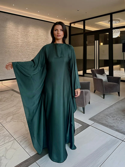 Forest Silk Luxe Kaftan
